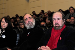 Isabel Aldunate, Raúl Zurit y Manuel Antonio Garretón (Alvaro Hoppe)